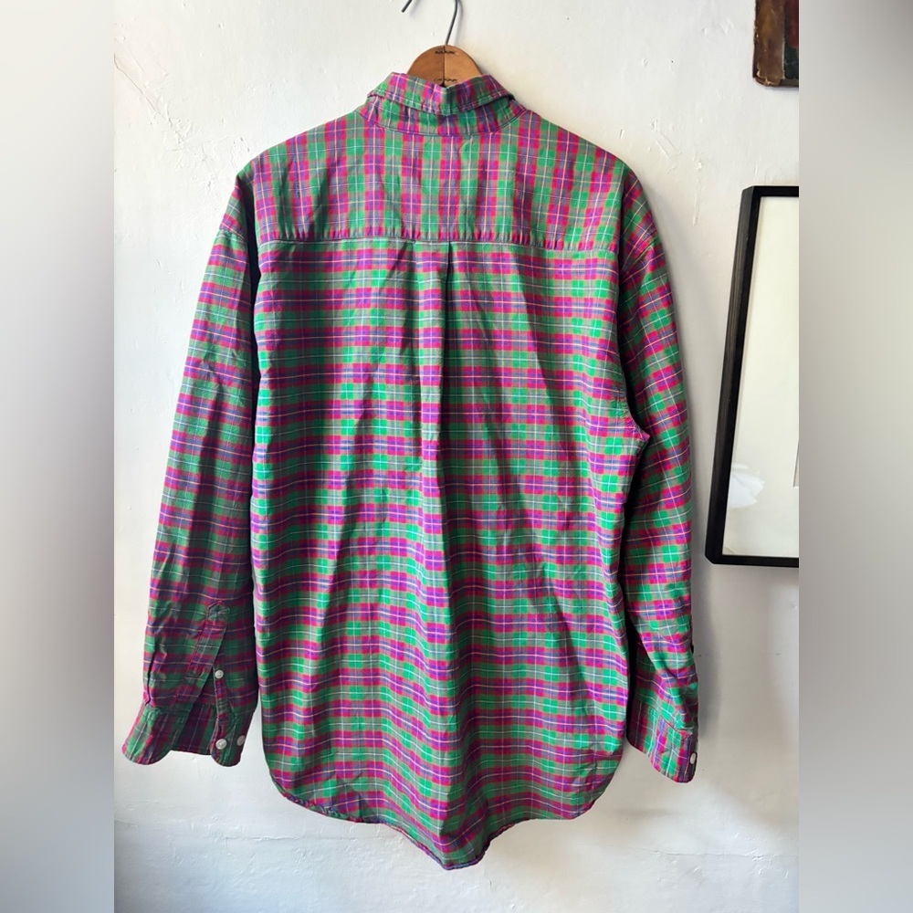 GAP Vintage Classic Preppy Heritage Men's Plaid Button Down Shirt - Picture 9 of 9